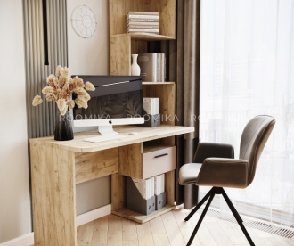 Рабочий стол со встроенным стеллажом HOF-420