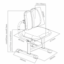 Детский стул Crocus II Grey Cubby