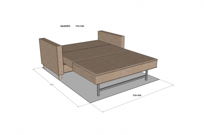 Раскладной диван Quadro