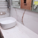 Столешница в ванную комнату из искусственного камня м2